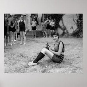 Poster Jogando com Gambá, 1922