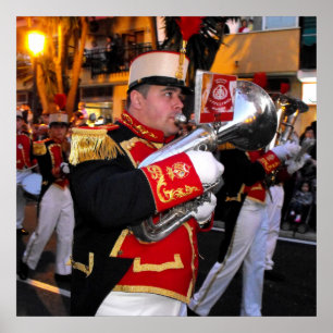 Poster Jogando o euphonium na palma domingo, Marbella