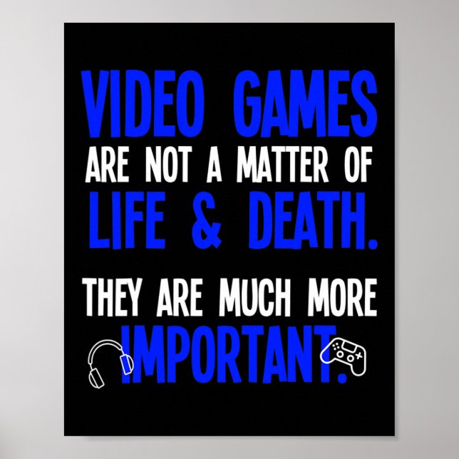 Poster Jogando Video Games Divertido Pc Console Gamer Gee (Frente)