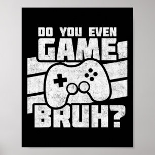 Poster Jogando Video Games - Jogos de PC e Console - Vi D
