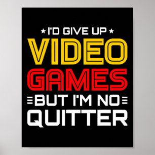 Poster Jogando Video Games - Meme de Jogador de Vídeo Gam