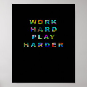 Poster Jogar Duro para Duro Clássico
