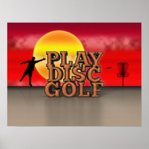 Póster Jogar Golf de Disco