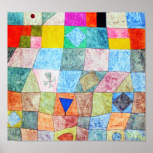 Poster Jogo Amigável, Paul Klee