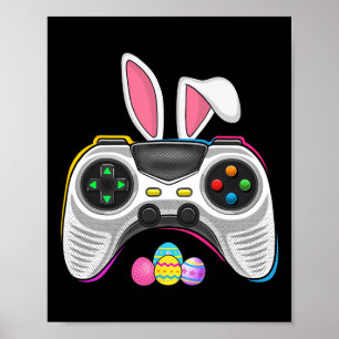Poster Jogo Coelhinho Ovos Figurino Páscoa Boinas Criança