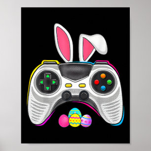 Poster Jogo Coelhinho Ovos Figurino Páscoa Boinas Criança