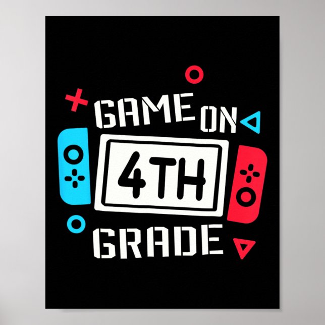Poster Jogo Com Meninos Do 4º Ano Crianças Do 4º Ano De V (Frente)