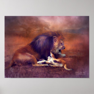 Póster Jogo com o poster/impressão da arte do pai