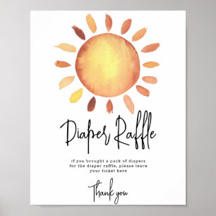 Poster Jogo da Fralda Sunshine Raffle