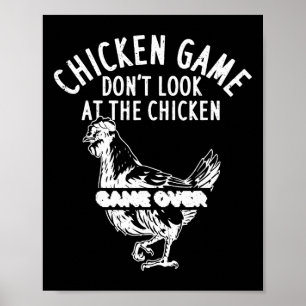 Poster Jogo da Galinha Não Olhe Para o Jogo da Galinha Ac