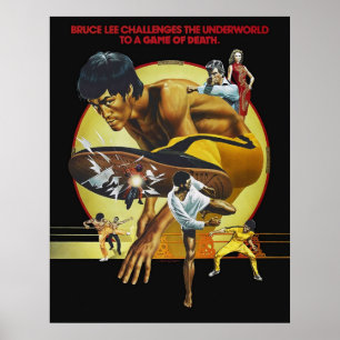 Poster Jogo da Morte 1978 Filme Famoso KungFu Jet Kune Do