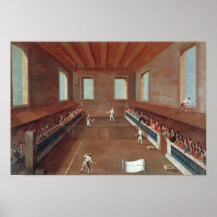 Poster Jogo das raquetes