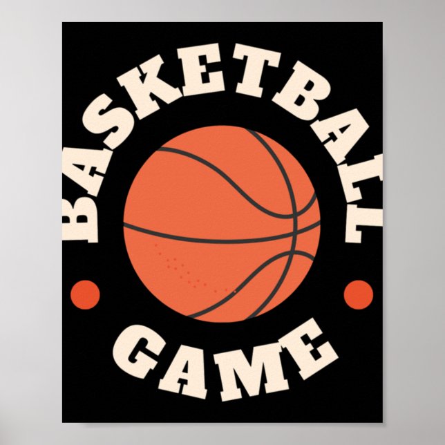 Poster Jogo de basquete (Frente)