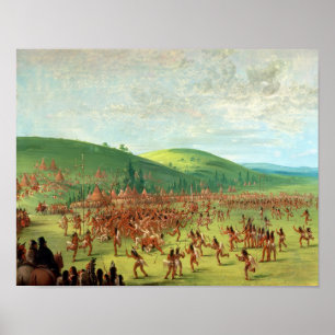 Póster Jogo de bola indiano