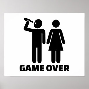 Póster Jogo de casamento acabou