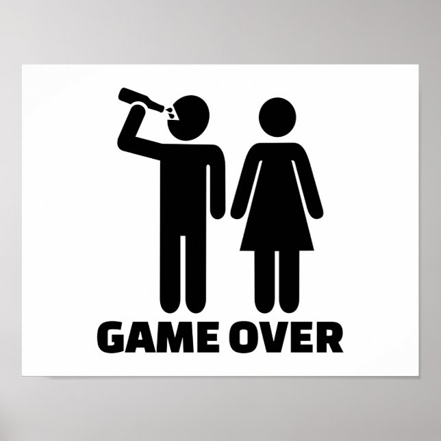 Póster Jogo de casamento acabou (Frente)
