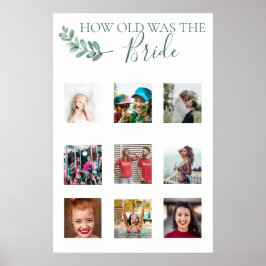 Poster Jogo de Chá de Fotografia Botânica da Mint