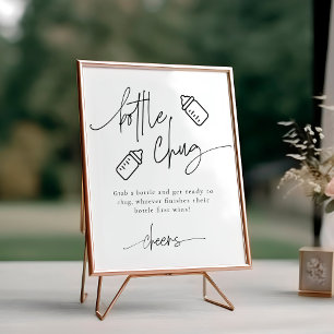 Poster Jogo de Chá de fraldas de Cerveja de Garrafa EMERY