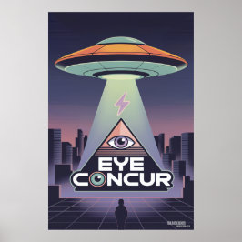 POSTER JOGO DE CONCUR OLHOS EM ÁREA DE TERRA!