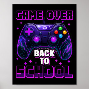 Poster Jogo De Controlador De Volta À Escola No Primeiro