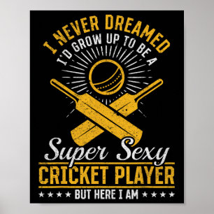 Poster Jogo de Críquete Críquete - Super Jogador de Críqu