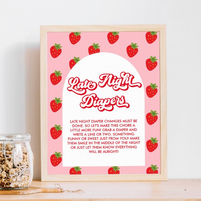 Poster Jogo de Fraldas Noturnas Atrasadas do Chá de frald (Criador carregado)