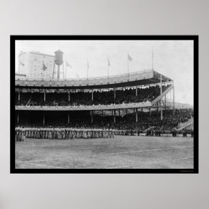 Poster Jogo de futebol 1916 do marinho