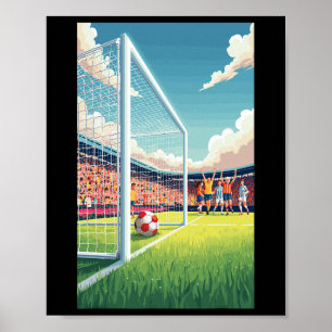Poster Jogo de Futebol Americano Esporte Byll Campo Jogar