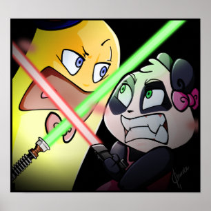 Póster Jogo de P&B