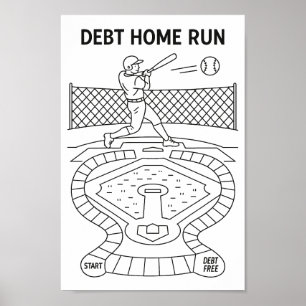 Poster Jogo de Rastreamento de Pagamento de Dívida Home R