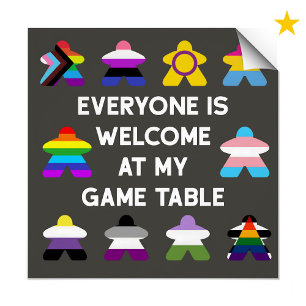 Póster Jogo de Tabuleiro Inclusivo Bandeira do Orgulho LG