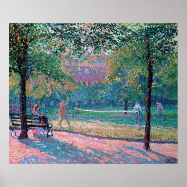 Póster Jogo de Tênis (Frente)