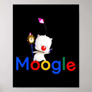 Poster Jogo de vídeo Kawaii para jogos Moogle Kupo Gamer 