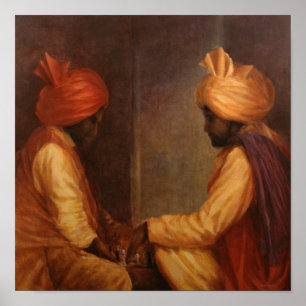 Póster Jogo de xadrez