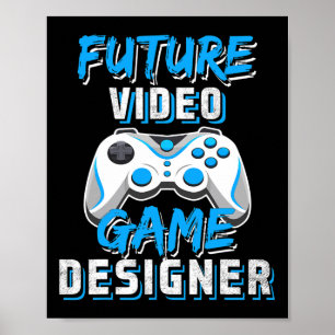 Poster Jogo Designer de Jogo Aniversário Jogo Camisa
