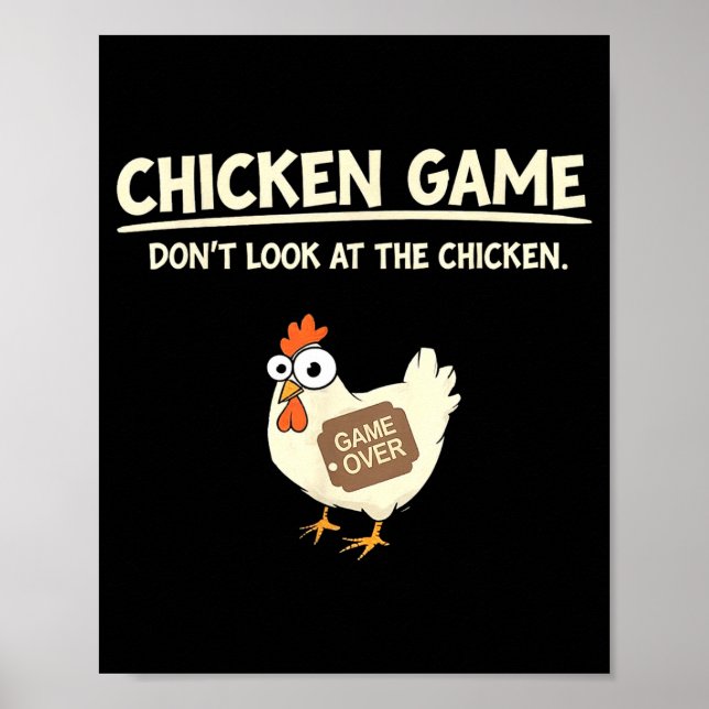 Poster Jogo Divertido de Frango Design Ltda Uni Frango Jo (Frente)