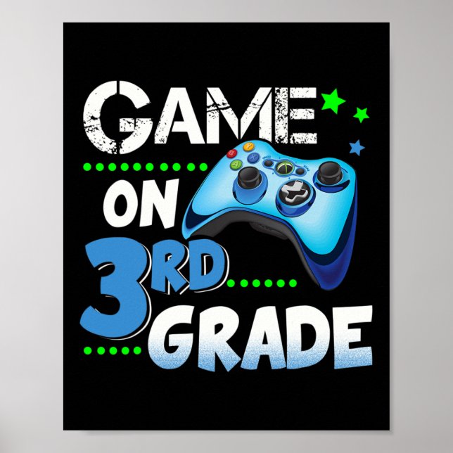 Poster Jogo Divertido De Terceiro Grau No Presente De Ter (Frente)
