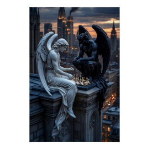 Póster Jogo Divino ao Crepúsculo