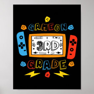 Poster Jogo do 3º ano desbloqueado no 3º ano volta às aul