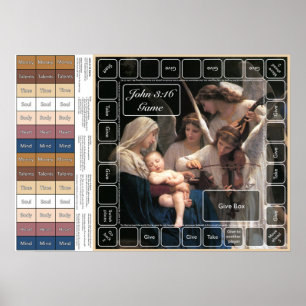 Poster Jogo do 3:16 de John