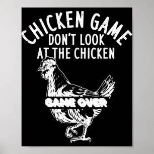 Poster Jogo do Frango Não Olhe para o Jogo do Frango Acab