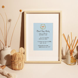 Poster Jogo "Don't Say Baby", "Não diga amor"