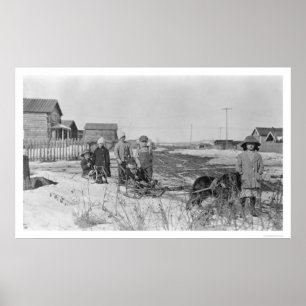 Póster Jogo dos miúdos em Nome, Alaska 1914