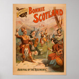 Poster Jogo escocês 4 de Bonnie Scotland de Sidney R.