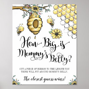 Poster Jogo Floral Beehive Honey Beet Belly