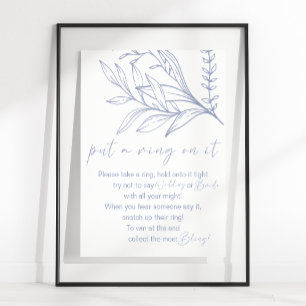 Poster Jogo Flores Vinca Coloque Um Anel Nisso