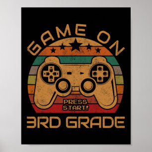 Poster Jogo no 3º ano jogador do 1º dia dá o presente de