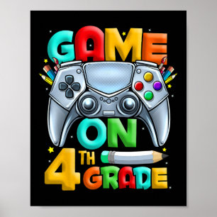 Poster Jogo no 4º ano de volta à escola no 4º ano do níve