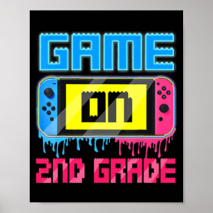 Poster Jogo No Jogo De Jogo No Nível Do segundo Jogador D