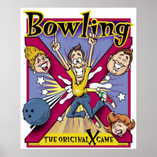 Póster Jogo original de "X"